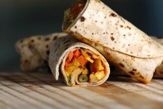 burritos on table